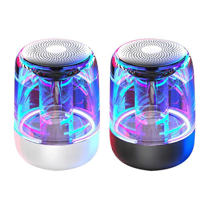Portable Bluetooth Speaker – Powerful Bass & LED Light Show