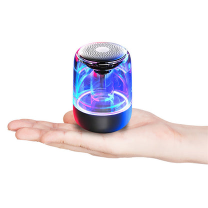 Portable Bluetooth Speaker – Powerful Bass & LED Light Show