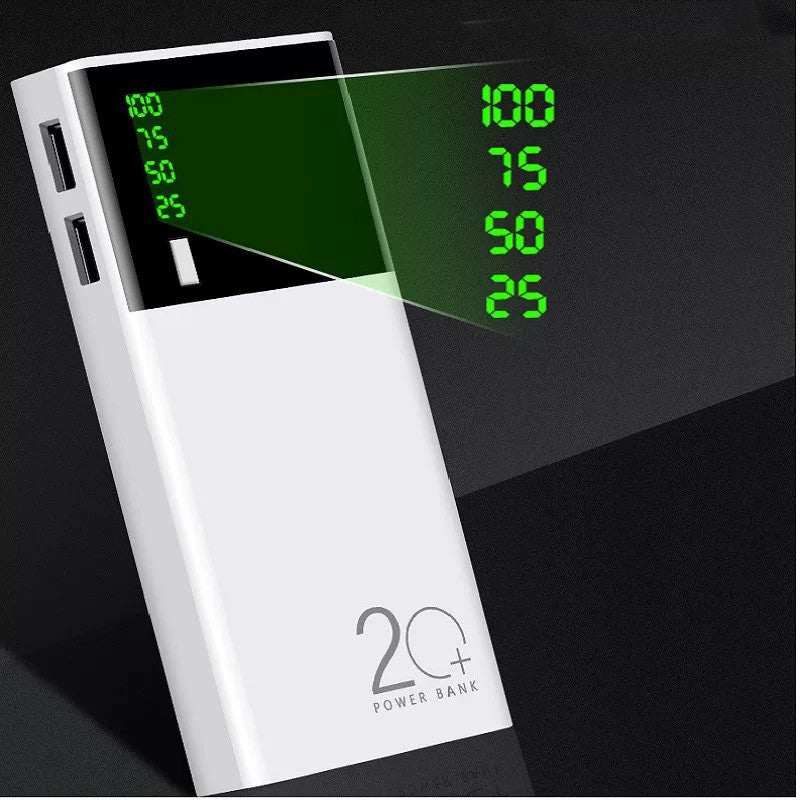 20000mAh Power Bank – Fast Charging & Sleek Design