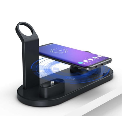 4-in-1 Fast Wireless Charging Station – For Phone, Watch & Earbuds