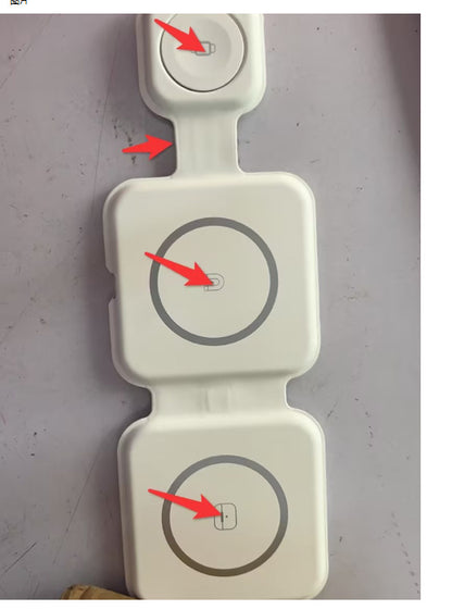 3-in-1 Magnetic Foldable Wireless Charger – Fast Multi-Device Station